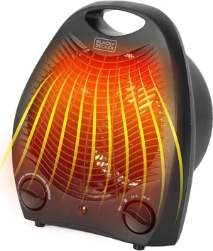 BLACK+DECKER Personal Desktop Heater, 1500 Watts, BHD101B, Black BLACK+DECKER Personal Desktop Heater, 1500 Watts, BHD101B, Black