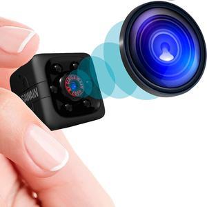 Upgraded Mini Spy Camera 1080P Hidden Camera V2.0 - Portable Small HD Nanny Cam with Night Vision & Motion Detection - New Software - Hidden Spy Cam - Indoor Security Camera for Home and Office