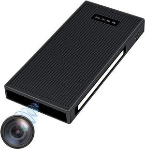 MITUUT Hidden Camera [with 64GB 10000 mAh Spy Camera] Portable Full HD 1080P Nanny Cam with Night Vision Hidden Spy Camera Mini Spy Cam Hidden Security Small Body Camera