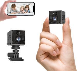  Mini Spy Camera Hidden WiFi 4K Wireless Indoor Small Nanny IP  Cam Home Security Secret Tiny Surveillance Cameras with Phone App Night  Vision AI Human Detection 100 Days Standby Battery