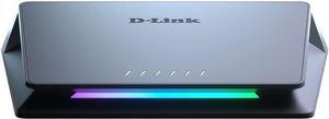 D-Link 6-Port 10GB & 2.5GB Unmanaged Gaming Switch with 1 x 10G, 5 x 2.5G - Multi-Gig, Network, Fanless, Plug & Play, Colored Indicator (DMS-106XT)