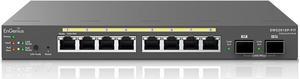 EnGenius Fit L2 Plus Managed 8-Port Gigabit PoE Switch | 55W Budget | 2 SFP Uplink Ports | 20 Gbps switching capacity [EWS2910P-FIT]