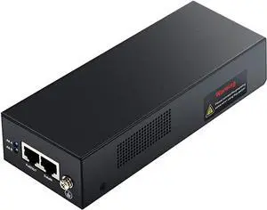 PE90-BT | 90W Gigabit Ultra PoE++ Injector, 56V Power on Ethernet Adapter,Comply with IEEE 802.3bt/at/af, 10/100/1000Mbps Shielded RJ-45 Ports,Metal Housing,Plug and Play