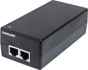 Intellinet Gigabit Ultra POE Injector PoE+ - Up to 60W Ultra Power Supply, 10/100/1000 Mbps, IEEE 802.3af/802.3at Compliant, Metal housing  3 Yr Mfg Warranty - 561235