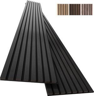 2-Pack Acoustic Wood Wall Panels - Wood Slat Wall Panels for Interior Wall Decor - Soundproof Wood Panels for Wall - Slat Wall Paneling - Wood Paneling for Walls and Ceilings