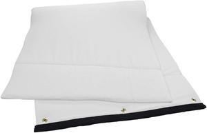 Audimute isolé Sound Barrier and Sound Absorption Sheet | MLV Sound Blocker - Block Sound | Soundproofing Sheet - Sound Blanket - Reduce Noise - Acoustic Foam Alternative | - (White)