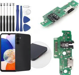 Dock Connector for Samsung Galaxy A14 5G SM-A146U Charging Port Flex Cable Replacement for Samsung A14 5G 2023 USB Type C Charger Dock Board Connector with Tools
