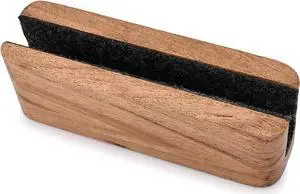 Laptop Holder Acacia Wood Vertical Laptop Stand for Desk Compatible with  MacBook  Surface Gaming Laptops IPad Tablets (8 x 2.3 x 2.5)