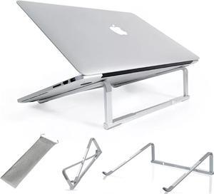 Portable Laptop Stand for 13"-18" Laptops, Anti-Slip Aluminium, Ideal for Gamers & Power Users