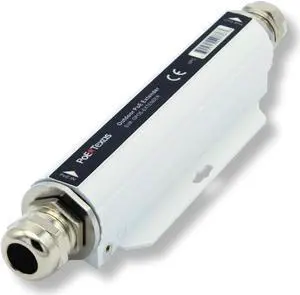 PoE Texas PoE++ Extender - Outdoor PoE Repeater - IP67 Waterproof and Direct Burial Capable - High-Speed Ethernet Booster Extends Power and Gigabit Data Range by 100m - IEEE 802.3bt/at/af Compliant