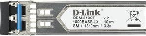 D-Link Gigabit Ethernet Optical Transceiver Single-Mode 1000BASE-LX SFP Module (DEM-310GT)
