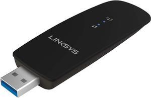 Linksys USB Wireless Network Adapter, Dual-Band wireless 3.0 Adapter for PC, 1.2Gbps (AC1200) Speed - WUSB6300