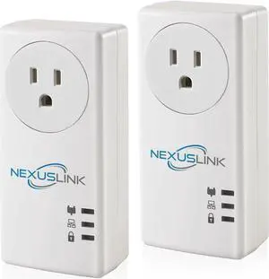 G.hn Powerline Ethernet Adapter Kit  1200 Mbps, Gigabit Port - Stable Ethernet Over Power for Gaming & Streaming, Home Network Expander, Wall Plug - 2 Units (GPL-1200-KIT)