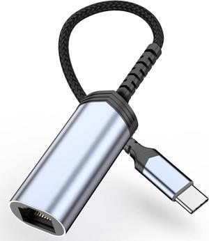 iPhone 15 to RJ45 Ethernet Adapter,[MFi Certified] USB C to Ethernet Adapter 100 Mbit Ethernet LAN Network Adapter Compatible with iPhone 15/Pro Max/iPad/MacBook Pro/Air/PC/Laptop Type C Device