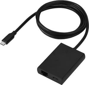 USB C to Ethernet Adapter with Charging for iPhone 15 Pro/Max, 3.3FT USB-C to RJ45 Ethernet Adapter, Type-C Ethernet LAN Network Adapter Compatible MacBook Pro Air 2018, Samsung, iPad and More