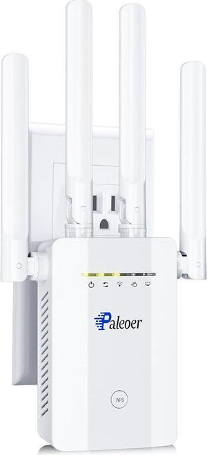 2025 WiFi Extender Signal Booster, up to 15k+sq. ft and 78+ Devices, Internet Booster for Home,Longest Range Wireless Internet Repeater and Signal Amplifier Ethernet Port, 8X Faster Access Point