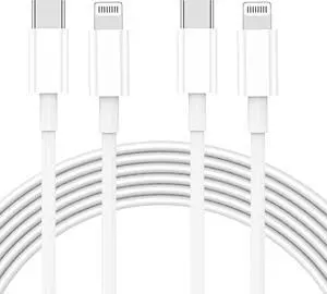 USB C to Lightning Cable 2Pack 10FT Type C Charger Fast Charging Cord Compatible for  iPhone 14/14 Pro/14Pro Max/13/13 Pro/12/12 Pro/11/11 Pro/XR/XS/X/8/8 Plus/iPad MFi Certified