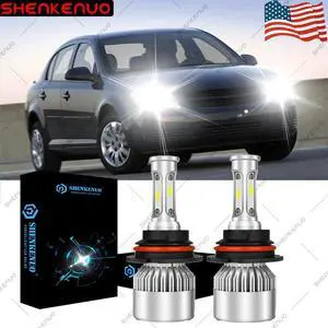 LED Headlight 9007 Bulbs High/Low Beam Kit For  Cobalt 2005 - 2010 S2 6000K
