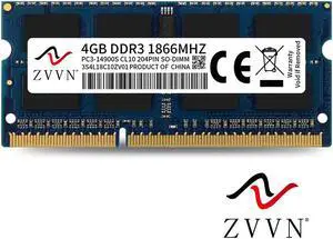 ZVVN 4GB 204-Pin DDR3 1866 (PC3 14900) SO-DIMM RAM Laptop Notebook Memory 1.5V Model 3S4L18C10ZV01 ZVVN 4GB 204-Pin DDR3 1866 (PC3 14900) SO-DIMM RAM Laptop Notebook Memory 1.5V Model 3S4L18C10ZV01
