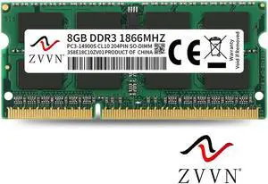 ZVVN 8GB DDR3 1866 (PC3 14900) 204-Pin 1.5V SO-DIMM RAM Laptop Notebook Memory Model 3S8E18C10ZV01 ZVVN 8GB DDR3 1866 (PC3 14900) 204-Pin 1.5V SO-DIMM RAM Laptop Notebook Memory Model 3S8E18C10ZV01