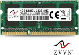 ZVVN 4GB 204-Pin DDR3L SO-DIMM DDR3L 1333 (PC3L 10600) 1.35V Laptop Notebook Memory Model 3S4E13C9ZV01-L ZVVN 4GB 204-Pin DDR3L SO-DIMM DDR3L 1333 (PC3L 10600) 1.35V Laptop Notebook Memory Model 3S4E13C9ZV01-L