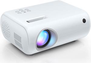 Mini Projector,  2023 Upgraded Portable Projector with 9000 Lux and Full HD 1080P, Movie Projector Compatible with iOS/Android Phone/Tablet/Laptop/PC/TV Stick/Box/USB Drive/DVD/Game Console