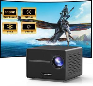 LIMOFF Vision3 Ultra Mini Proiettore Portatile 1080P - WiFi 6, Bluetooth 5.4, Keystone, Rotazione 180° - Integrato Con Netflix E YouTube