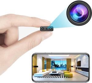 Small Wireless WiFi Camera Hidden Spy Security Cameras,Mini Nanny Cam Smart Home, Pet Dog Baby Camera Indoor Outdoor 1080P Remote Portable, Phone APP Room Camera