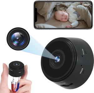 Mini Hidden Spy Camera,WiFi Wireless Portable Nanny Camera,HD 1080P Home Security Surveillance Cameras with Motion Detection,Night Vision,Remote Viewing for iOS/Android Phone APP