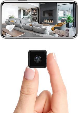 Spy Hidden Camera Wireless Mini WiFi Home Small Security Camera Nanny Cam with Night Vision Motion Sensor for Indoor Outdoor with App for Cellphone Dog Camera with Battery Surveillance Cameras