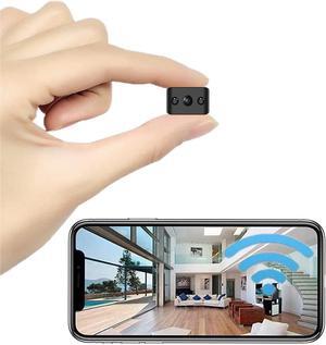 Wireless WIFI Security Camera,Smallest 4K FHD Mini Home Indoor Outdoor Cameras Room Dog Pet Cams, Nanny Cam, 120 Angle Night Vision Motion Detection Secret Surveillance Camera for Home Indoor/Outdoor