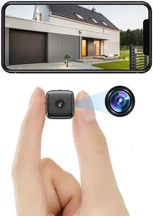 Wireless WIFI Home Security Camera Body Indoor Outdoor Surveillance Room Camera 1080P HD With Night Vision, Motion Detection Phone Application built-in battery Cat dog camera for home security pet
