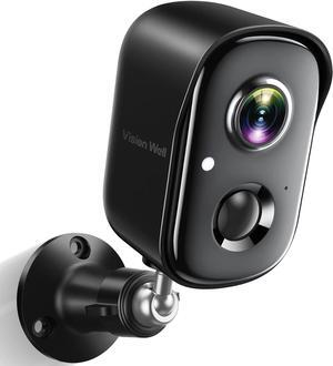 Security Cameras Wireless Outdoor, 1080P Battery Powered AI Motion Detection Spotlight Siren Alarm WiFi Surveillance Indoor Home Camera, Color Night Vision, 2-Way Talk, Waterproof, Cloud/SD Storage