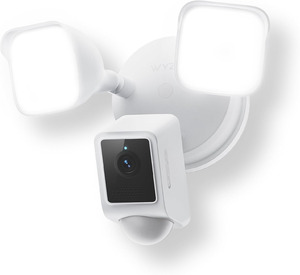 Ring Floodlight Cam Wired Plus – 1080p HD Surveillance Camera With Motion-Activated Lights, White