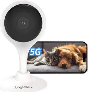2K Indoor Security Camera 5G/2.4GHz Wi-Fi Cameras for Baby/Elder/Dog/Pet Camera with Phone app, 2-Way Audio Baby Monitor Camera, Night Vision, Cloud & SD Card Storage, K10