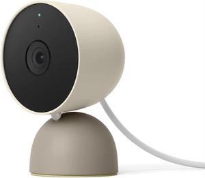 Google Nest Security Cam (Wired) - 2nd Generation - Linen, 1080p, Motion Only
