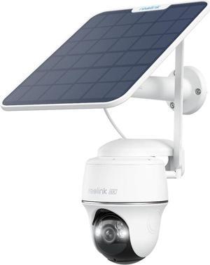 Go PT Ultra+SP - 4K Cellular Security Camera Wireless Outdoor, No WiFi, 3G/4G LTE, Support (Verizon/AT&T/T-Mobile), Solar Powered, Color Night Vision, Local/Cloud Storage, Smart Detection