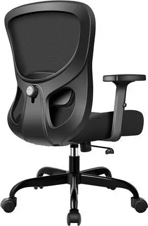 Office Chair Ergonomic Desk Chair with Adjustable Lumbar Support, Swivel Comfy Computer Chair Heavy Duty Executive Chair for Home Office