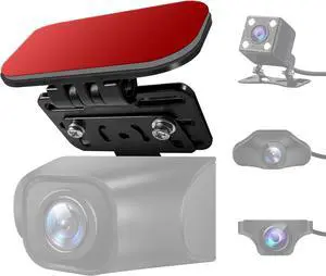 Rear Camera Holder Rear Window Bracket for Most Rear Camera Dash Cam  PG02S PG17 PG18S PG19X M550 M01 Pro Car Rear Cam for  F7N, CHORTAU, Kingslim, Z-Edge