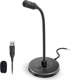 USB Computer Microphone G009, Noise-Cancelling Recording Desktop Mic for PC/Laptop for Online Chatting, Home Studio, Podcasting, Gaming, Skype, YouTube with Mute Function(Windows/Mac)