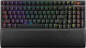 ROG Strix Scope II 96 Wireless Gaming Keyboard, Tri-Mode Connection, Dampening Foam & Switch-Dampening Pads, Hot-Swappable Pre-lubed ROG NX Snow Switches, PBT Keycaps, RGB-Black