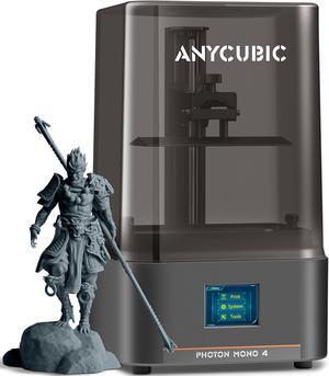 ANYCUBIC Photon Mono 4, Resin 3D Printer with 7' 10K Mono LCD Screen, Stable LighTurbo Light Source and 70mm/h Fast Printing, Print Volume 6.04' x 3.42' x 6.49'