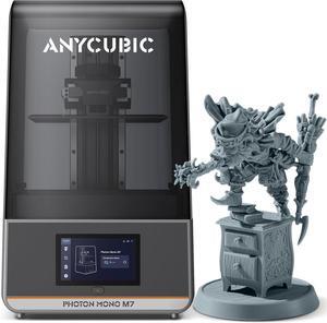 ANYCUBIC Photon Mono M7 Resin 3D Printer, 10.1 inch 14K HD Screen with COB LighTurbo 3.0 System, 150mm/h Fast Printing, Intelligent 3D Resin Printer, Build Volume of 8.77'x4.96'x9.05'