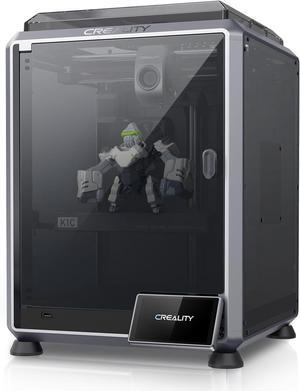 Creality K1C 3D Printer, 2024 New Version 3D Printers with 600mm/s Fast Printing Speed and Clog-Free Direct Extruder, Support 300 Printing and Carbon Fiber Filaments, Auto Leveling and AI Camera