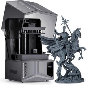 ELEGOO Saturn 4 Ultra 12K MSLA Resin 3D Printer, Smart Mechanical Sensor, Fast Printing Up to 150mm/h, AI Camera, WiFi Cluster Printing, Automatic Leveling, Large Printing Size 218.88*122.88*220mm³