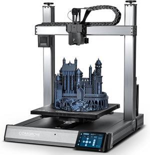 T300 3D Printer Max Speed up to 600mm/s, Klipper Firmware 300 All-in-one Hotend 30s Preheat Time 81-point Auto Leveling Industrial Linear Rails 95% Pre-assembly All Metal Body 11.8*11.8*13.8in