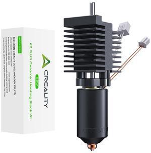 Creality  K2 Plus Ceramic Heating Block Kit, Unicorn Quick Swap Nozzle Kit, High Temperature Resistant, All-Metal Integrated Design Kit for K2 Plus 3D Printer