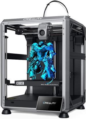 Creality K1 SE 3D Printer, 2024 New Version 600mm/s High-Speed Hands-Free Auto Leveling Flagship-Level Direct Extruder Quick-swap Tri-Metal Nozzle K1 Upgrade 3D Printer
