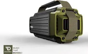 Dreamwave Tremor II Outdoor Portable Bluetooth Speaker with 24-Hour Playtime,66-Feet Bluetooth Range&Built in Mic,Dual Paring Wireless Bluetooth Speaker with HiFi 50W Superior Sound,Support U Drive