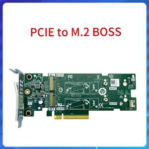 for  Server PCIE To M.2 BOSS Adapter Card Boot Optimized Storage M7W47 51CN2 07HYY4 61F54 SATA Disk Boss Card(High baffle)